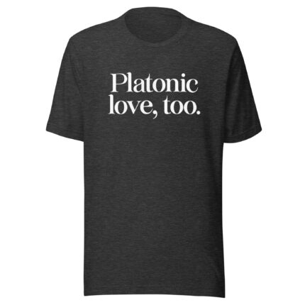 Platonic Love Unisex t-shirt - Heather Gray